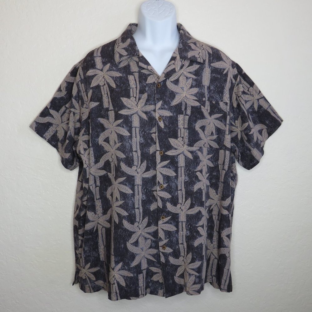 Milano Bay* Men's Short Sleeve Button Down Straight Hem Chest Pocket Shirt~ XXL